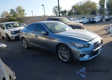 2018 Infiniti Q50 2.0T Luxe из США, поврежденный, VIN JN1CV7AP3JM240630